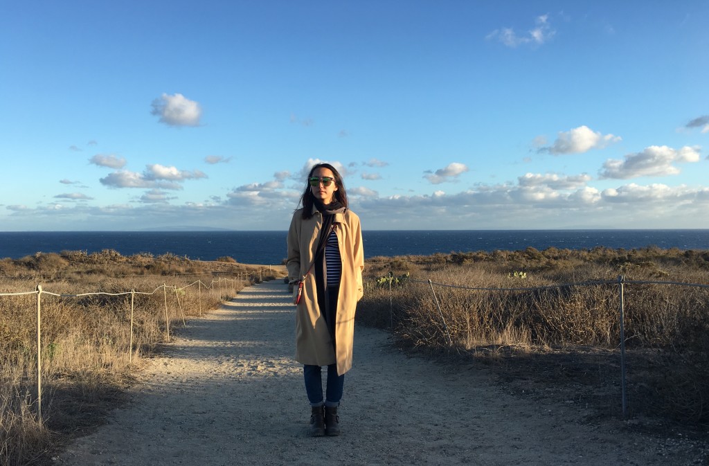 Connie beside the sea